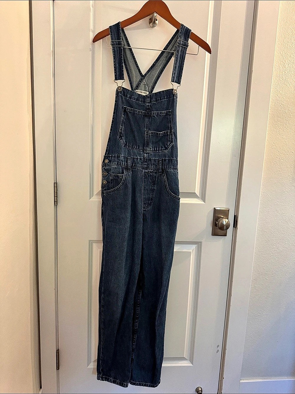 We The Free Ziggy Denim Overalls Blue XS